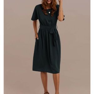 Dark green dress, new with tags, size large